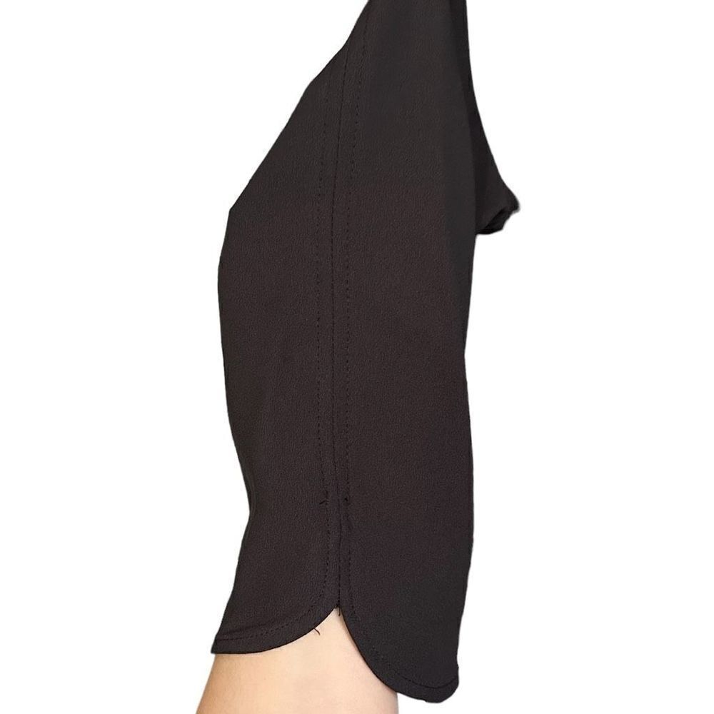 Mango Mng Basics Abstract Pattern Keyhole Back Dr… - image 4